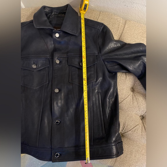 Michael Kors Leather Jacket - Jean Jacket Styling - Picture 8 of 11